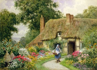 Taking Out the Washing by Arthur Claude Strachan